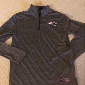 NFL New England Patriots 1/4 Zip Pullover Medium